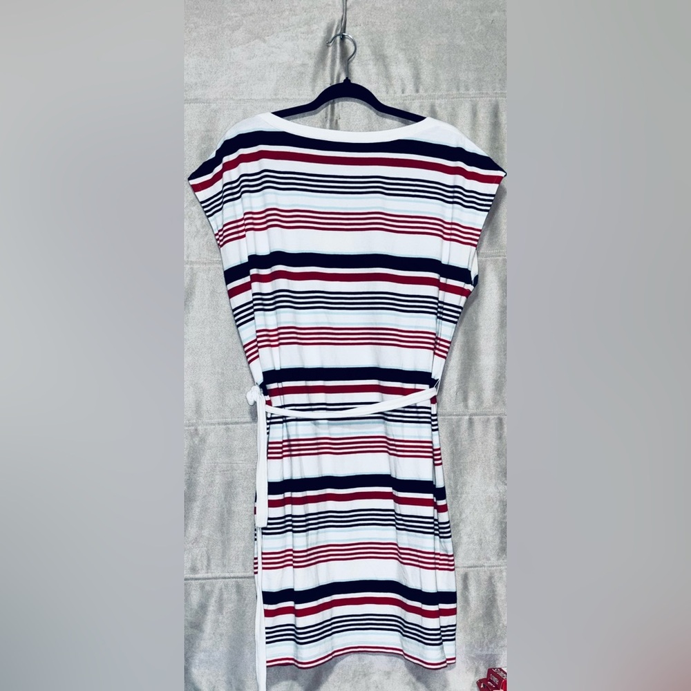 Tommy Hilfiger Belted Striped Dress - Picture 5 of 6